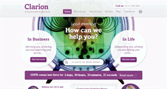 Desktop Screenshot of clarionsolicitors.com